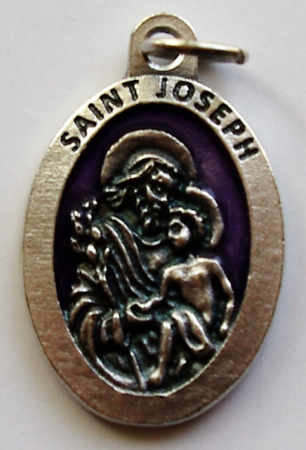 Purple St. Joseph Medal